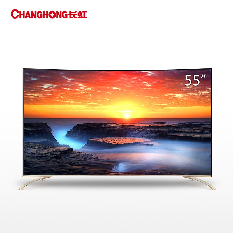 虹\/CHANGHONG 55G6 55英寸曲面4KHDR超