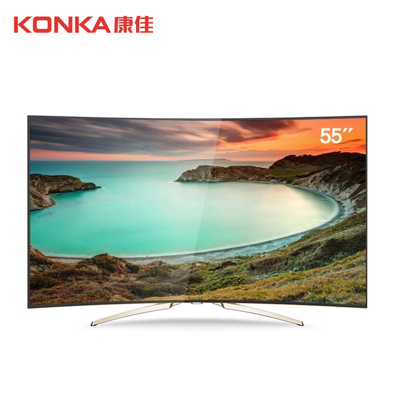 康佳 曲面电视_4k曲面电视哪个牌子好_康佳曲面电视55寸价格