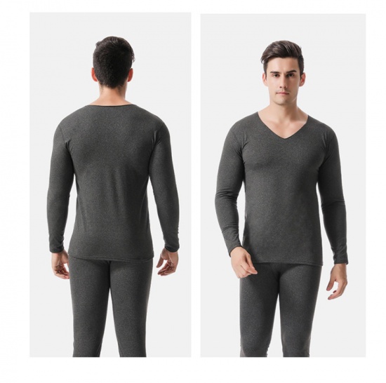 【组合丰富 舒适自在】奥陆芬男士阳离子保暖内衣3 3件组