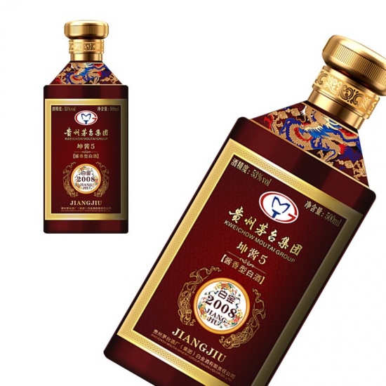 贵州茅台酒厂(集团)白金酒有限责任公司坤酱5系列酱香型白酒500ml
