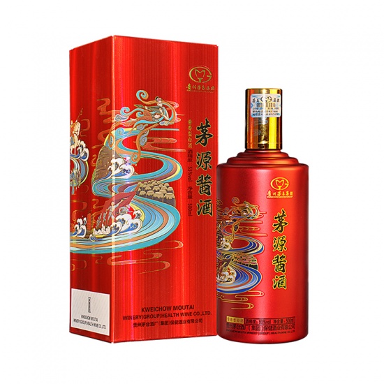 酱香浓郁茅台集团茅源酱酒上品组53度红色版500ml6瓶窖藏藏品干红葡萄