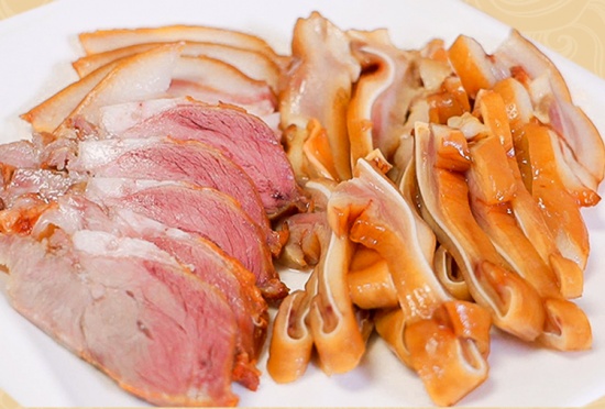 【软糯酥烂 入口即化】梁山土猪卤猪头肉300g*4 猪耳朵230g*4 超值组