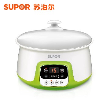 supor/苏泊尔 dz16yc802隔水陶瓷电炖锅迷你白瓷煲汤煮粥燕窝炖盅