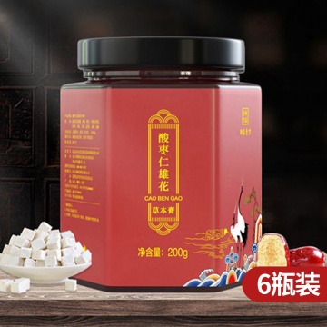 道地原材 非遗好膏御品膏方--酸枣仁雄花草本膏 200g/瓶*6瓶￥799好
