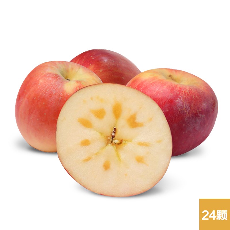 吃果没山西运城丑苹果24颗精品装(净重约12斤左右)